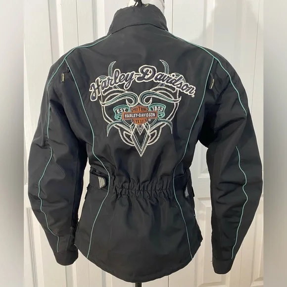‼️SOLD‼️Women’s Harley Davidson Riding Jacket Size Small - Picture 2 of 12